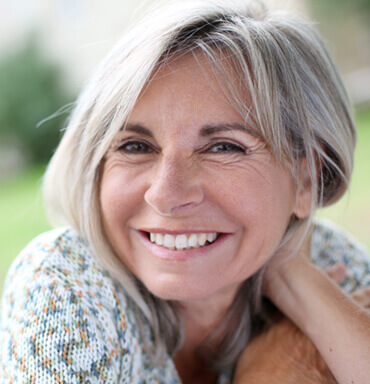 Closeup of Woman Smiling