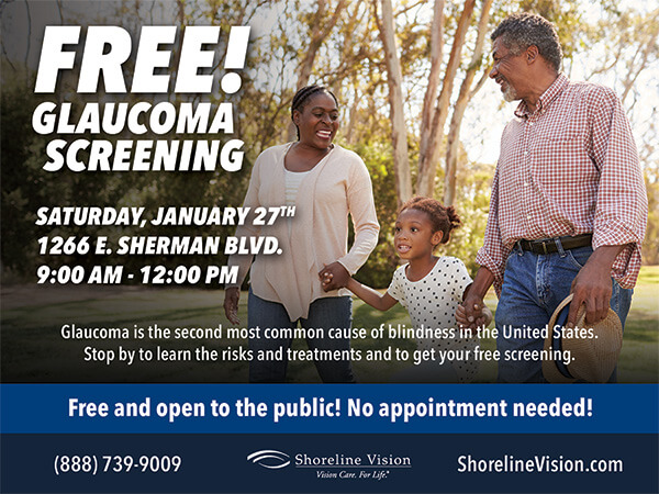 Free Glaucoma Screening Banner